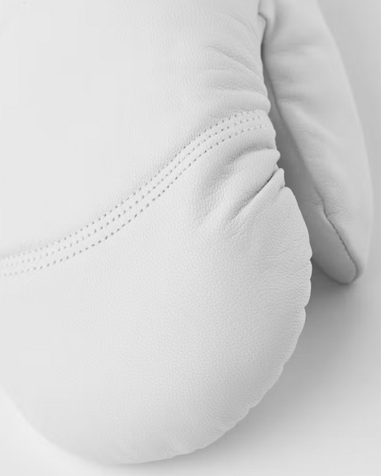 Hestra Leather Box Mitt Offwhite