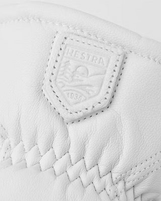 Hestra Leather Box Mitt Offwhite