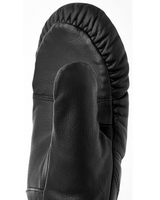 Hestra Leather Box Mitt Black