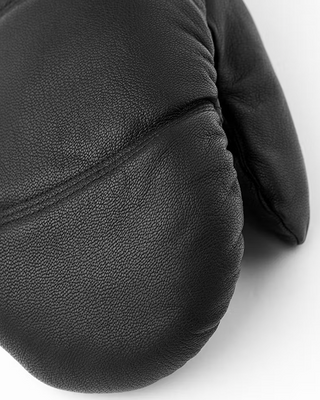 Hestra Leather Box Mitt Black