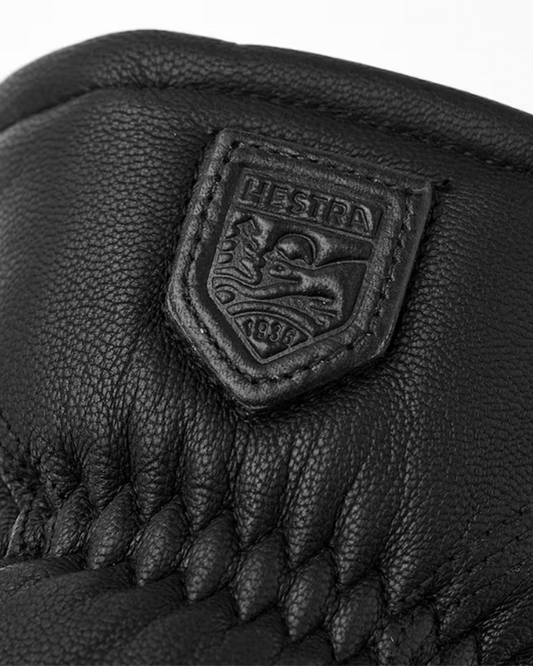 Hestra Leather Box Mitt Black