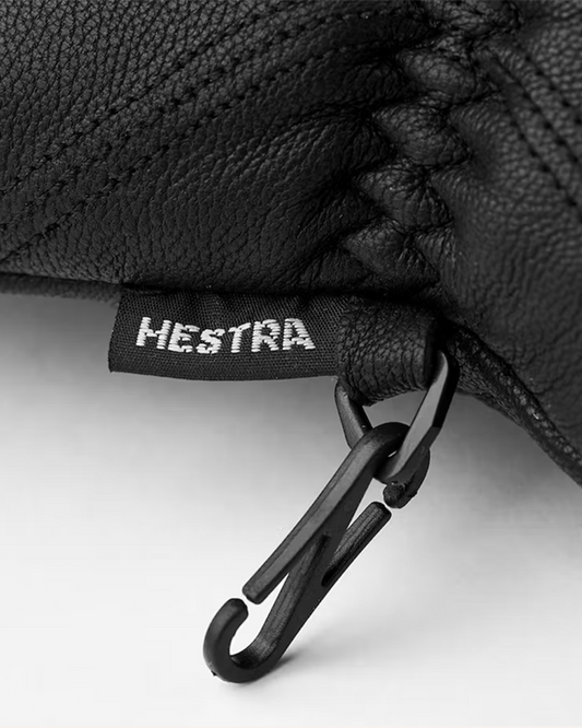 Hestra Leather Box Mitt Black