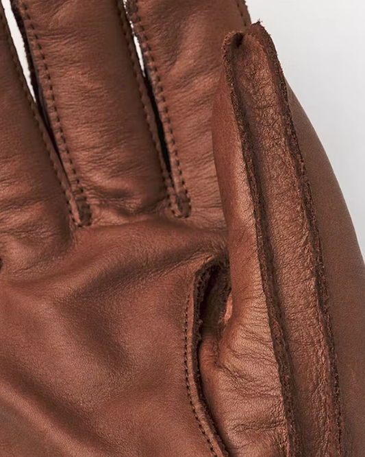 hestra - wakayama 5 finger - handschuhe Hestra Wakayama 5 Finger Glove Cork / Brown – Behind The Pines