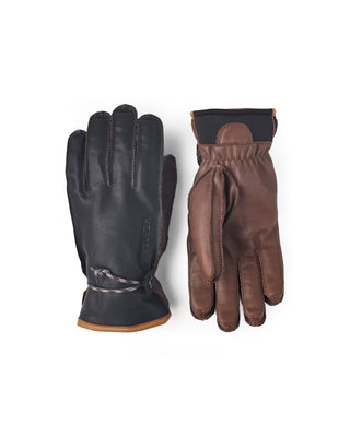 Hestra Wakayama 5 Finger Navy Brown