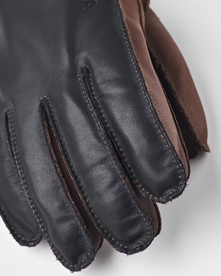 Hestra Wakayama 5 Finger Navy Brown