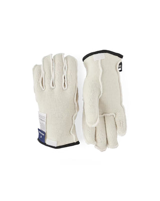 Hestra Wakayama Wool Liner Long 5 Finger Offwhite