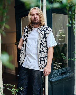 Gramicci Reversible Fleece Vest Tribal Snow