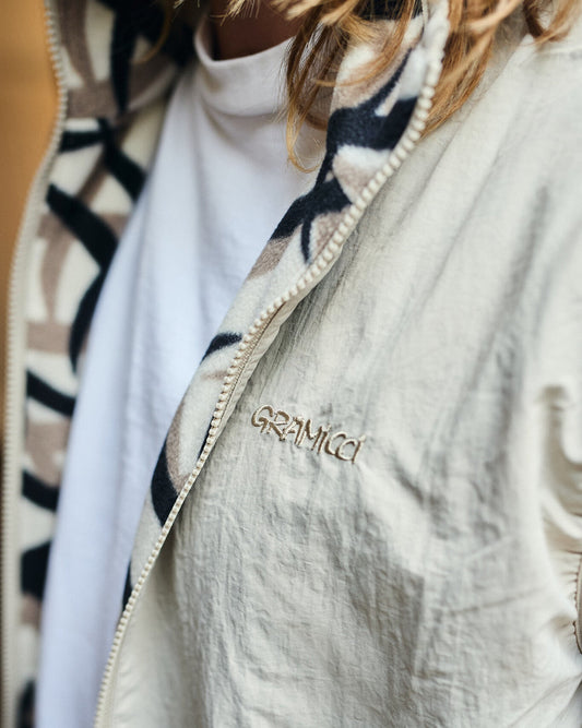 Gramicci Reversible Fleece Vest Tribal Snow
