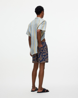 OAS Morel Puzzlotec Net Shorts Brown