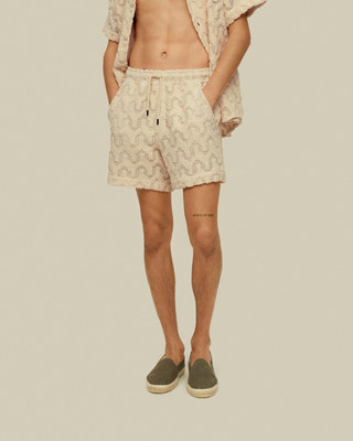 OAS Atlas Crochet Shorts Ecru