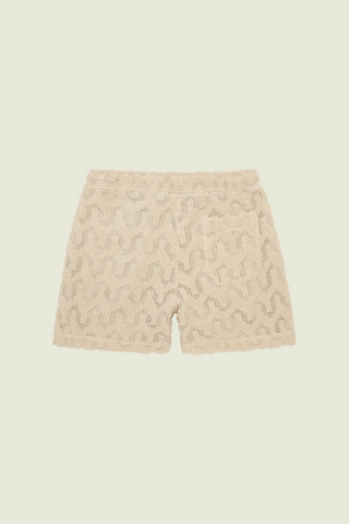 OAS Atlas Crochet Shorts Ecru