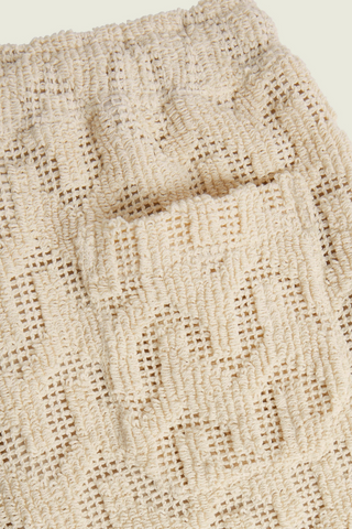 OAS Atlas Crochet Shorts Ecru