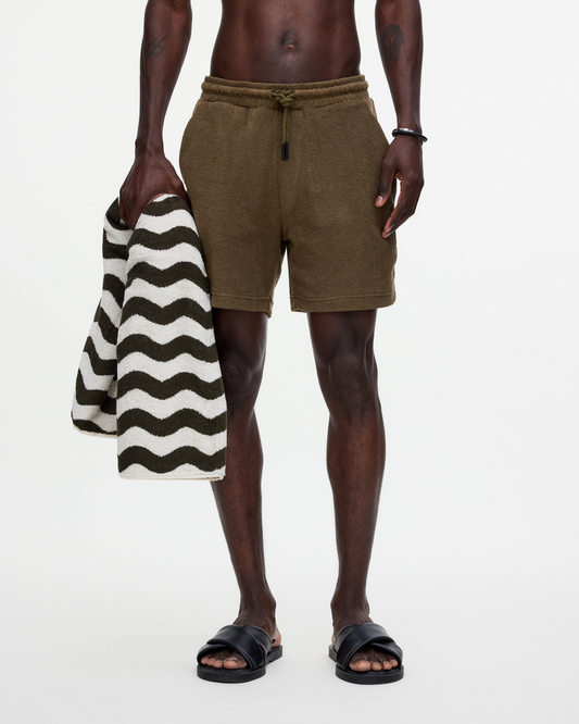 OAS Pine Terry Shorts Green