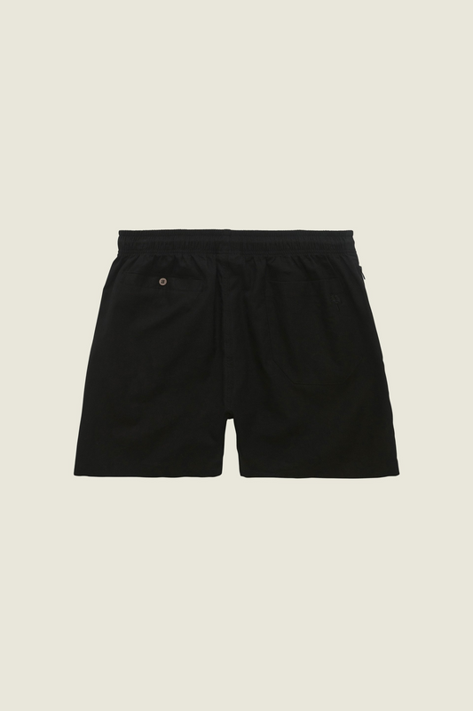 OAS Black Linen Shorts Black
