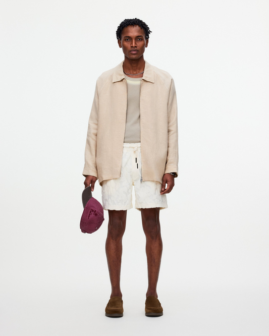 OAS Summit Terry Shorts Beige – Heavyweight Cotton Terry Shorts