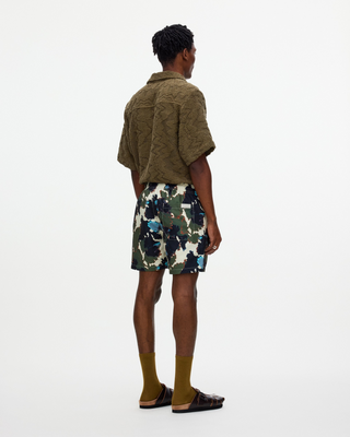 OAS Foliago Swim Shorts Green – Quick-Dry Swim Shorts