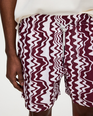 OAS Ruby Verve Swim Shorts Red