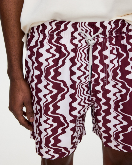 OAS Ruby Verve Swim Shorts Red