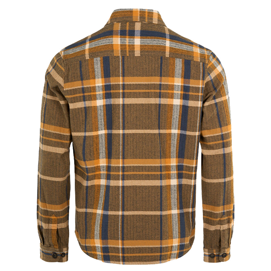 KnowledgeCotton Apparel Pine Check Overshirt Total Eclipse