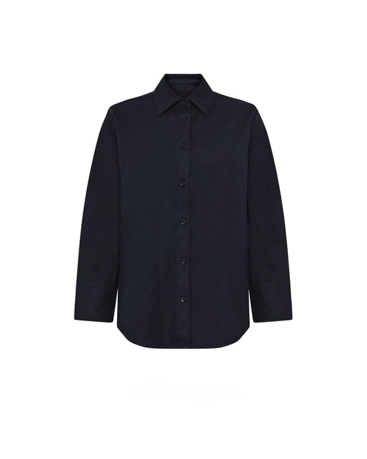 KnowledgeCotton Apparel Merino Wool Shirt Night Sky