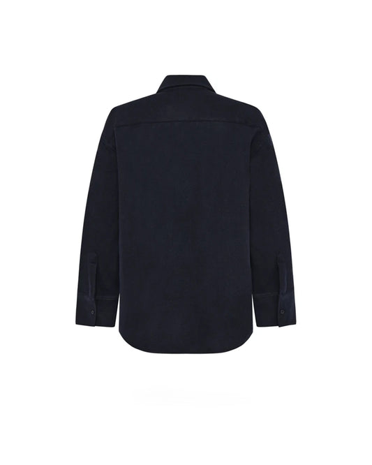 KnowledgeCotton Apparel Merino Wool Shirt Night Sky