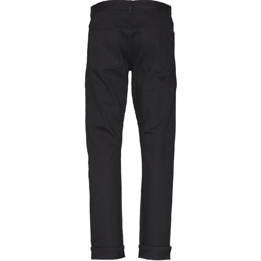 KnowledgeCotton Apparel OAK Raw Black Selvedge Denim