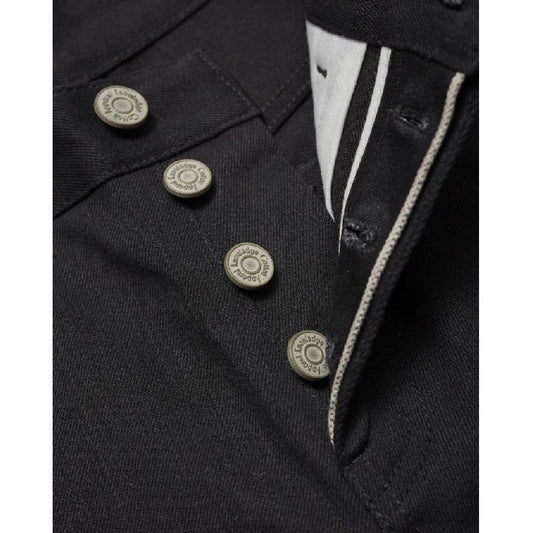 KnowledgeCotton Apparel OAK Raw Black Selvedge Denim