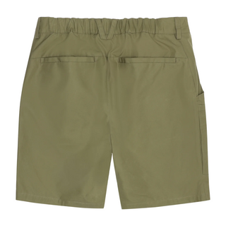 KnowledgeCotton Apparel Vent Canvas 200 Classic Shorts Olive Green – GOTS & Vegan Organic Cotton Men’s Shorts