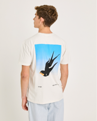 La Paz Botelho Swallow Postcard White T-shirt