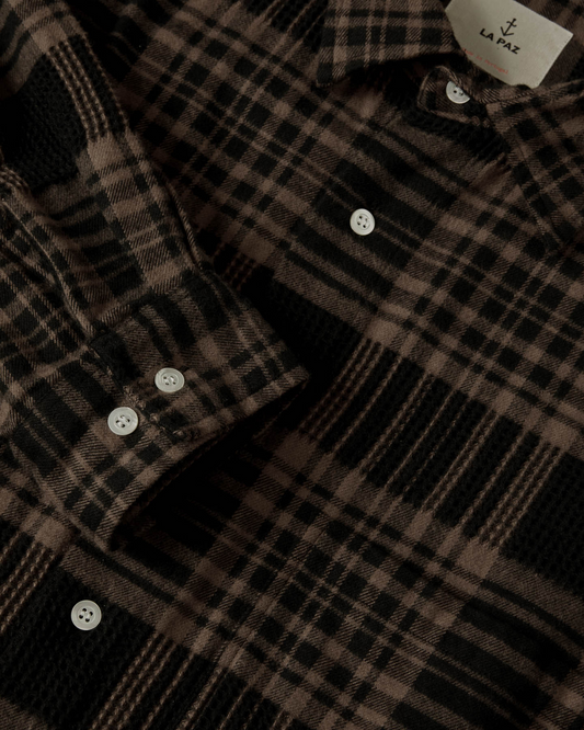 La Paz Carvalho Brown Checks