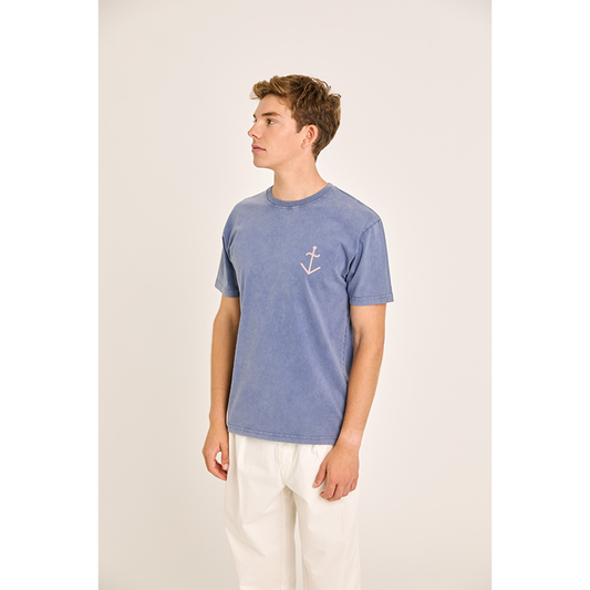 La Paz Dantas Navy Clay Logo Dark Blue T-shirt