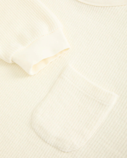 La Paz Duarte Long Sleeve T-Shirt Ribbed Off-White