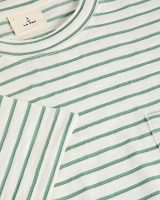 La Paz Guerreiro Green Spray Stripes Green