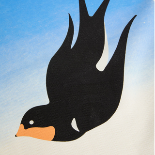 La Paz Xavier Swallow Postcard White