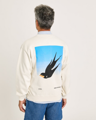 La Paz Xavier Swallow Postcard White