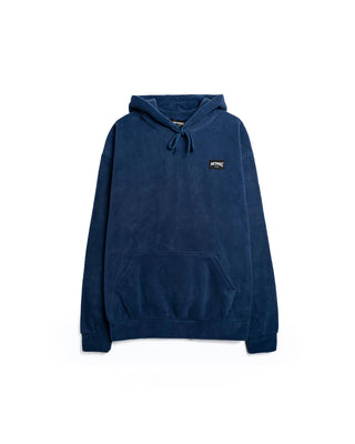 method hoodie front side blue fleece