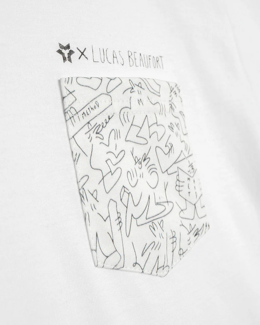 Method x Lucas Pocket T-Shirt White