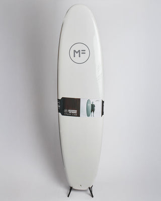 MF Softboards Beastie Futures White Surfboard