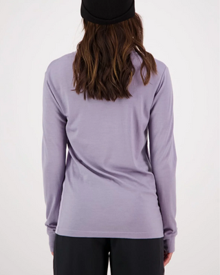 Mons Royale Womens Yotei BF LS Thistle Cloud