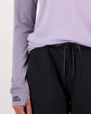 Mons Royale Womens Yotei BF LS Thistle Cloud