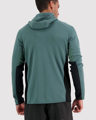 Mons Royale Approach Merino Shift Fleece Hood Burnt Sage