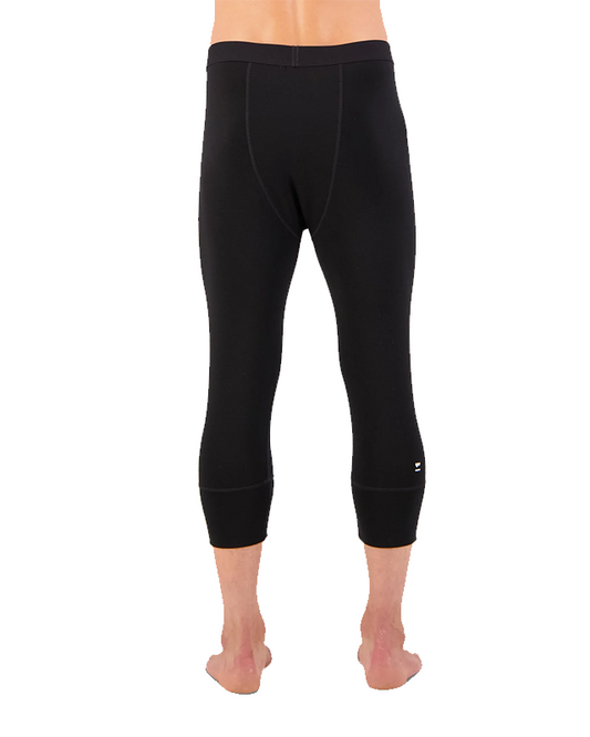 Mons Royale Mens Cascade Merino Flex 200 3/4 Legging Black