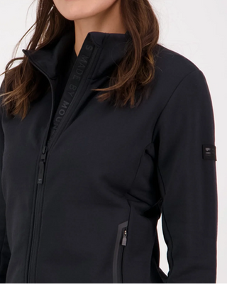 Mons Royale Womens Arcadia Merino Fleece Jacket Black