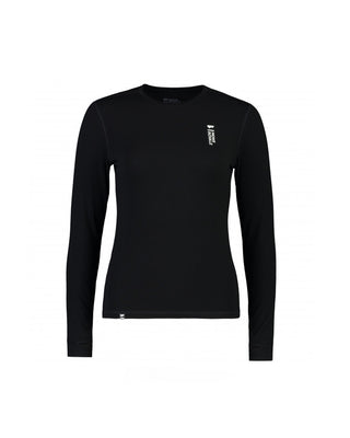Mons Royale Womens Cascade Merino Flex 200 LS Black