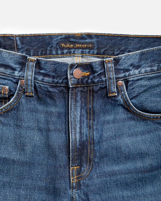 Nudie Jeans Gritty Jackson Blue Soil