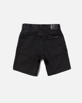 Nudie Jeans Seth Denim Shorts Aged Black