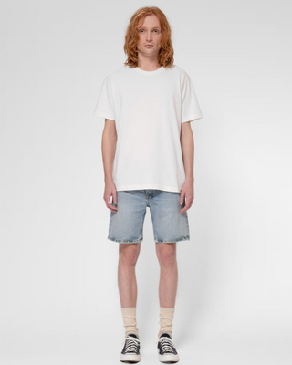 Nudie Jeans Seth Denim Shorts Sea Salt