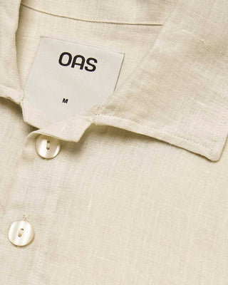 OAS Beige Girona Linen Shirt