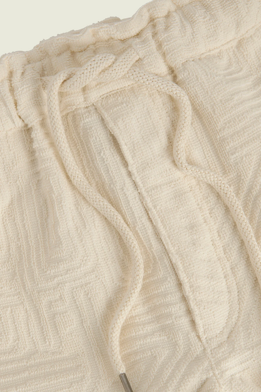 OAS Cream Golconda Terry Shorts