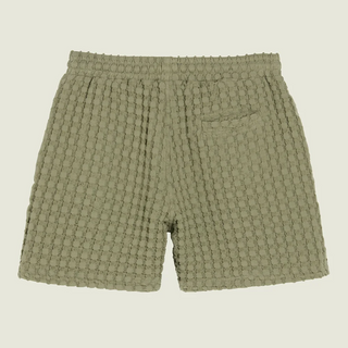 OAS Dusty Green Porto Waffle Shorts